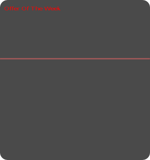 Offer Of The Week